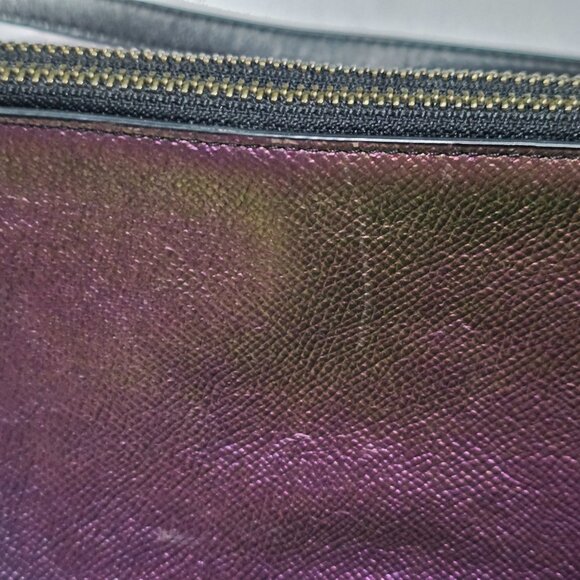 Rare Coach Crosby Iridescent Leather Crossbody Bag - Picture 7 of 8
